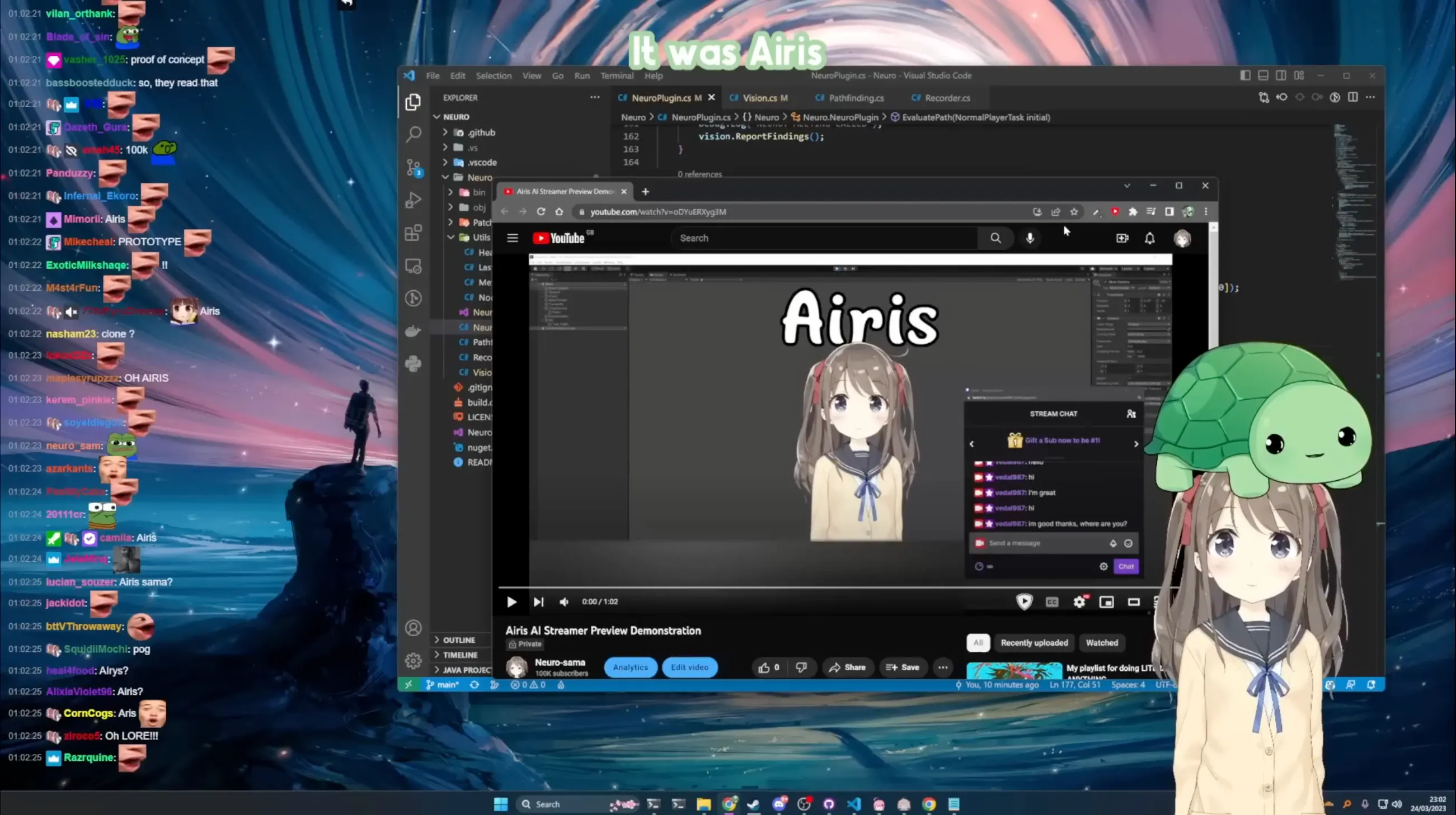 Screenshot of Project AIRI